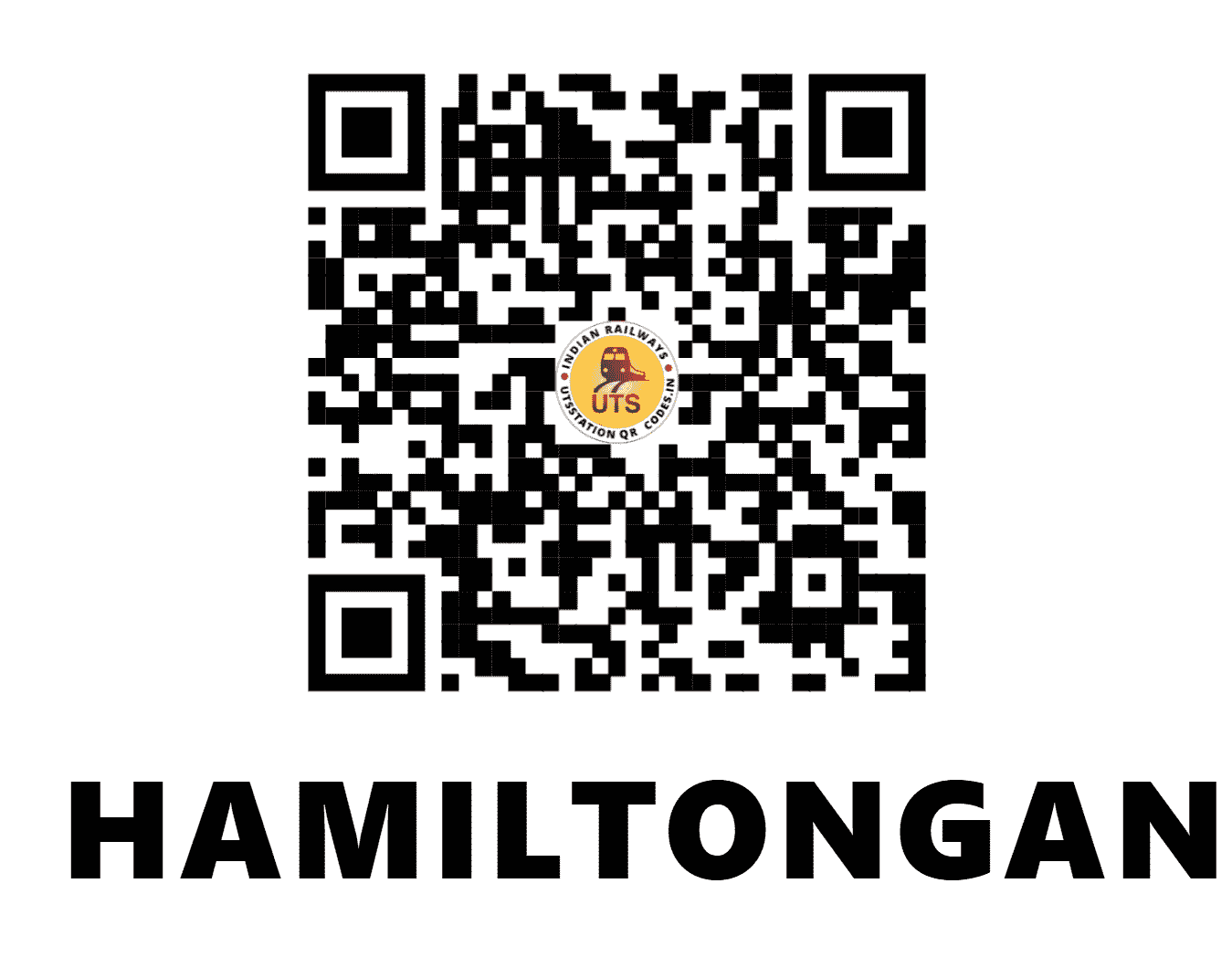 UTS QR Code for HAMILTONGANJ - HOJ (NF - WEST BENGAL)
